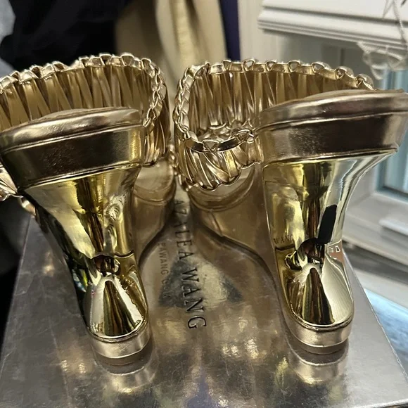 AKIRA Gold Women's Sandals - Picture 5 of 5